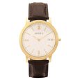 Titan Nebula Vintage 18k Gold Analog Leather Strap Watch for Men - image number 1