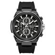 Kenneth Cole Quartz Multifunction Black Dial Black Colour Silicone Strap Watch For Men - image number 0