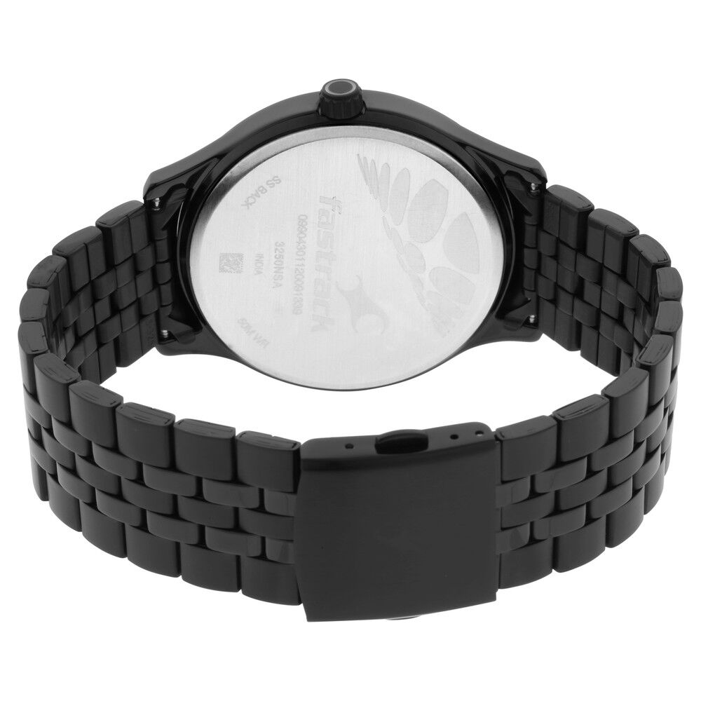 Buy Online Fastrack Gamify Quartz Analog Grey Dial Metal Strap