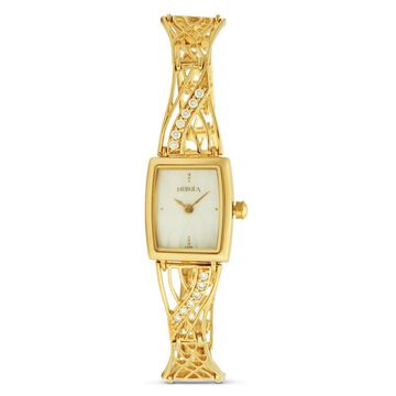Titan Nebula Quartz Analog 18 Karat Solid Gold Watch for Women