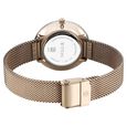 Titan Slimline Quartz Analog Pink Dial Rose Gold Stainless Steel Strap Watch for Women - image number 4