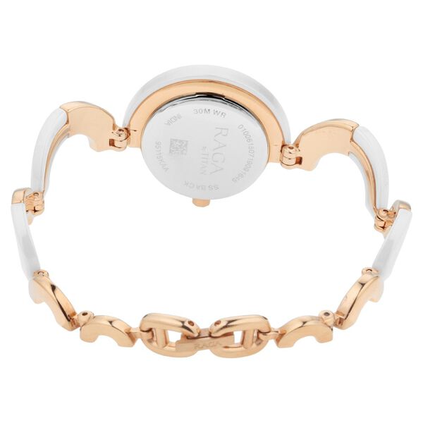 Titan Raga Facets Mother of Pearl Dial Women Watch With Stainless Steel Strap - image number 4