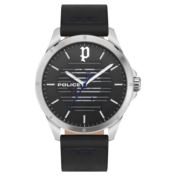 Police Grey Dial Black Strap Analog Watch for Men - image number 0