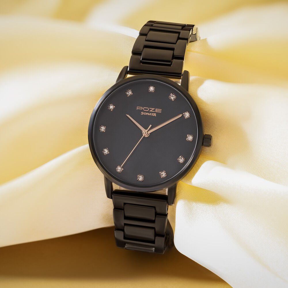 All black female watches shop