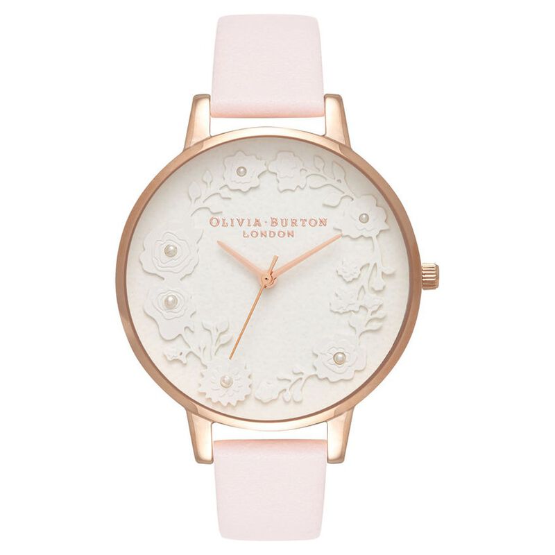 Olivia Burton Quartz Analog White Dial Watch for Women