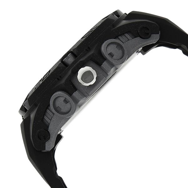 SF Quartz Analog Black Dial Plastic Strap Watch for Men - image number 2