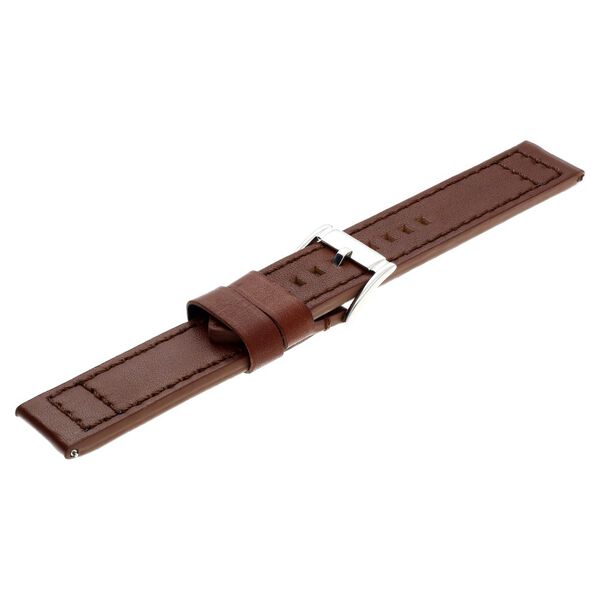22 mm Brown Genuine Leather Straps for Men - image number 3