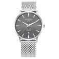 Roamer Valais Gents Interchangable Box Set Quartz Analog with Date Grey Dial Grey Leather Strap Watch For Men - image number 0