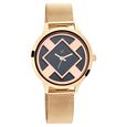 Fastrack Fit Outs Quartz Analog Blue Dial Metal Strap Watch for Girls