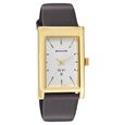 Sonata Quartz Analog Champagne Dial Leather Strap Watch for Men