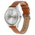 Titan Workwear Silver Dial Women Watch With Leather Strap - image number 1