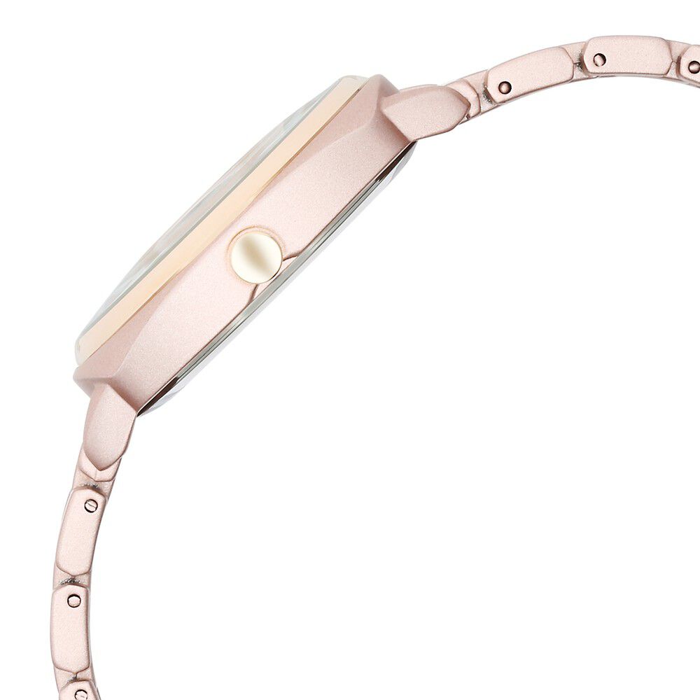 Buy Online Fastrack Vyb Slayer Quartz Analog Pink Dial Metal Strap