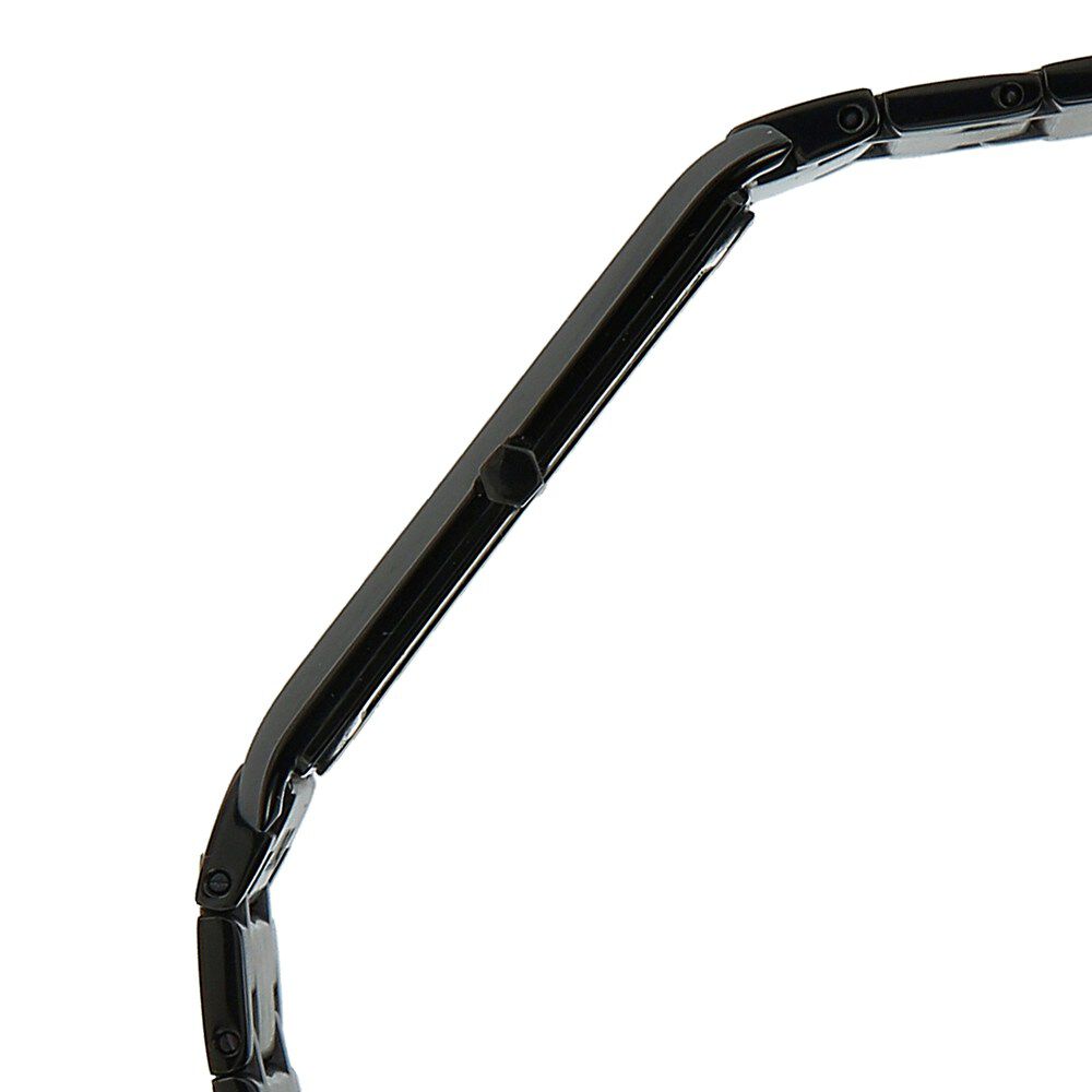 Buy Online Titan Edge Black Dial Analog Stainless Steel Strap