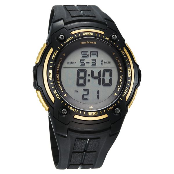 Fastrack StreetStyle Digital Dial Black Polyether Strap Watch For Unisex - image number 1