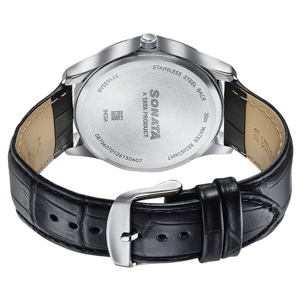 Sonata Men's Work Wear black dial Watch - Premium Multifunction design for everyday style - image number 5