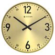 Titan Golden Slim Wall Clock - 36 cm x 36 cm (Medium) - image number 0