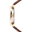 Titan Nebula Abhiyant 18k Gold Hand-Wound Mechanical Analog with Exhibition Caseback Leather Strap Watch for Men - image number 2