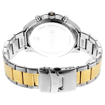 Titan Regalia Opulent Multifunction Silver Dial Silver Stainless Steel Strap Watch For Men