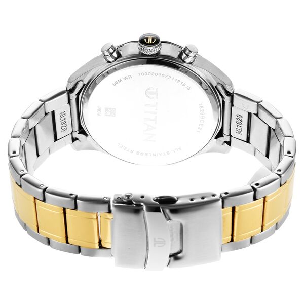 Titan Regalia Opulent Multifunction Silver Dial Silver Stainless Steel Strap Watch For Men - image number 4