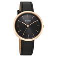 Titan Neo Quartz Analog Black Dial Black Leather Strap Watch For Women - image number 1