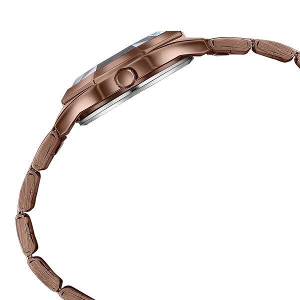 Poze By Sonata Quartz Analog Brown Dial Brown Metal Strap Watch For Women - image number 5