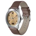 Sonata RPM Quartz Analog with Day and Date Beige Dial Leather Strap Watch for Men - image number 1