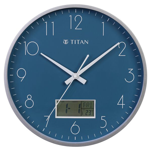 Titan Contemporary Ana-Digi Wall Clock with Thermometer - image number 0
