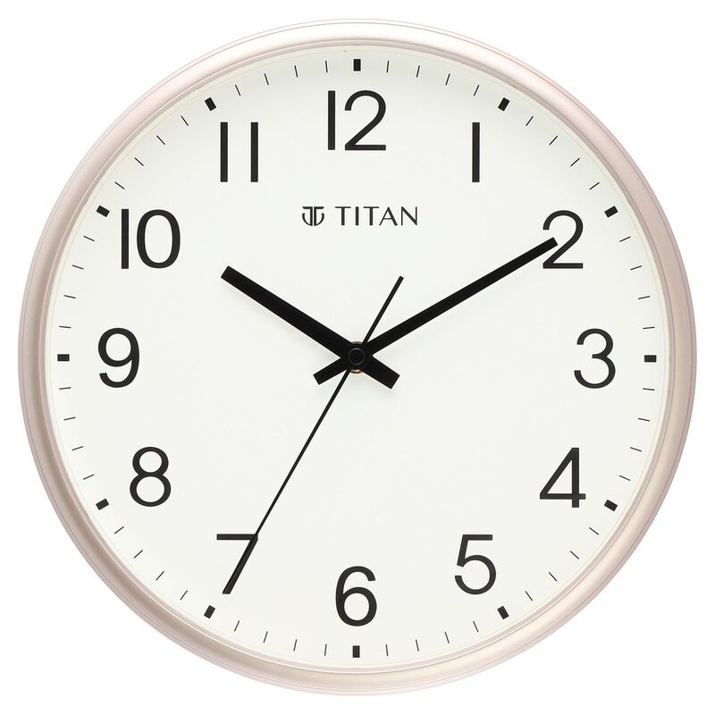 Titan Classic Pink Clock with Silent Sweep Technology 28 x 28 cm (Small) - image number 0