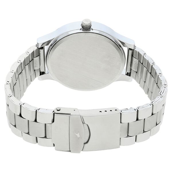 Fastrack Bold Quartz Analog Black Dial Stainless Steel Strap Watch for Guys - image number 4