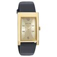 Sonata Quartz Analog Champagne Dial Leather Strap Watch for Men - image number 0