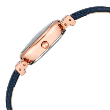 Anne Klein Quartz Analog Blue Dial Leather Strap Watch for Women
