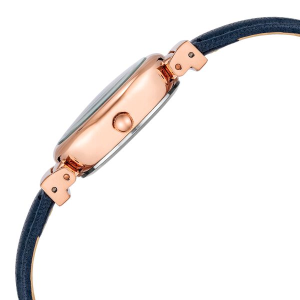 Anne Klein Quartz Analog Blue Dial Leather Strap Watch for Women - image number 1