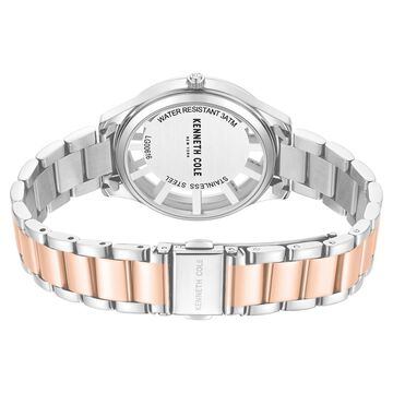 Kenneth Cole Quartz Analog Silver Dial Stainless Steel Strap Watch For Women