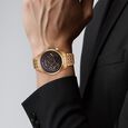 Titan Micromotors Analog with Independent Hour, Minute and 2nd Sub-Dial Rose Gold Stainless Steel Strap Watch for Men - image number 7