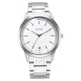 Titan Men's Timeless Style Watch: Refined White Dial and Metal Strap - image number 1