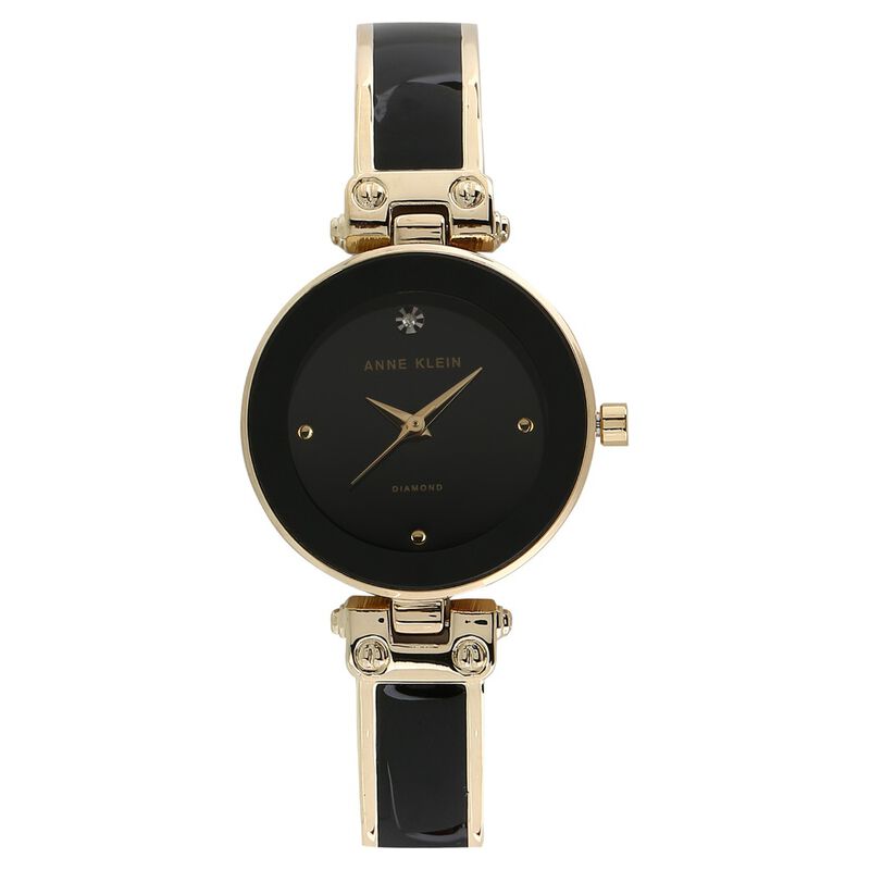 Anne Klein Quartz Analog Black Dial Metal Strap Watch for Women - image number 0