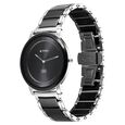Titan Edge Fusion Quartz Analog Black Dial Two Toned Steel & Ceramic Strap Watch for Men - image number 5