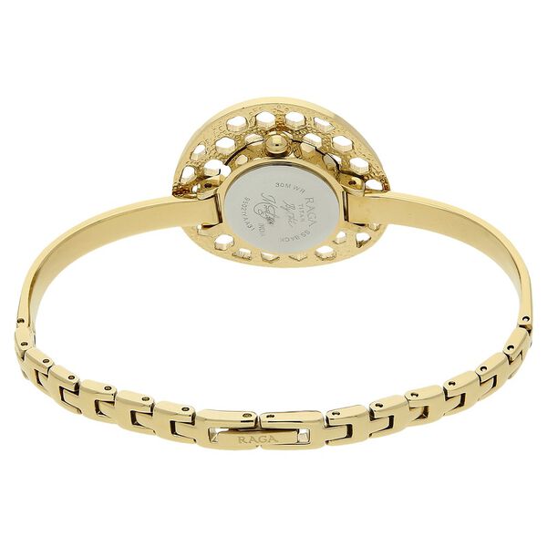 Titan Raga Moonlight Mother of Pearl Dial Women Watch With Metal Strap - image number 3