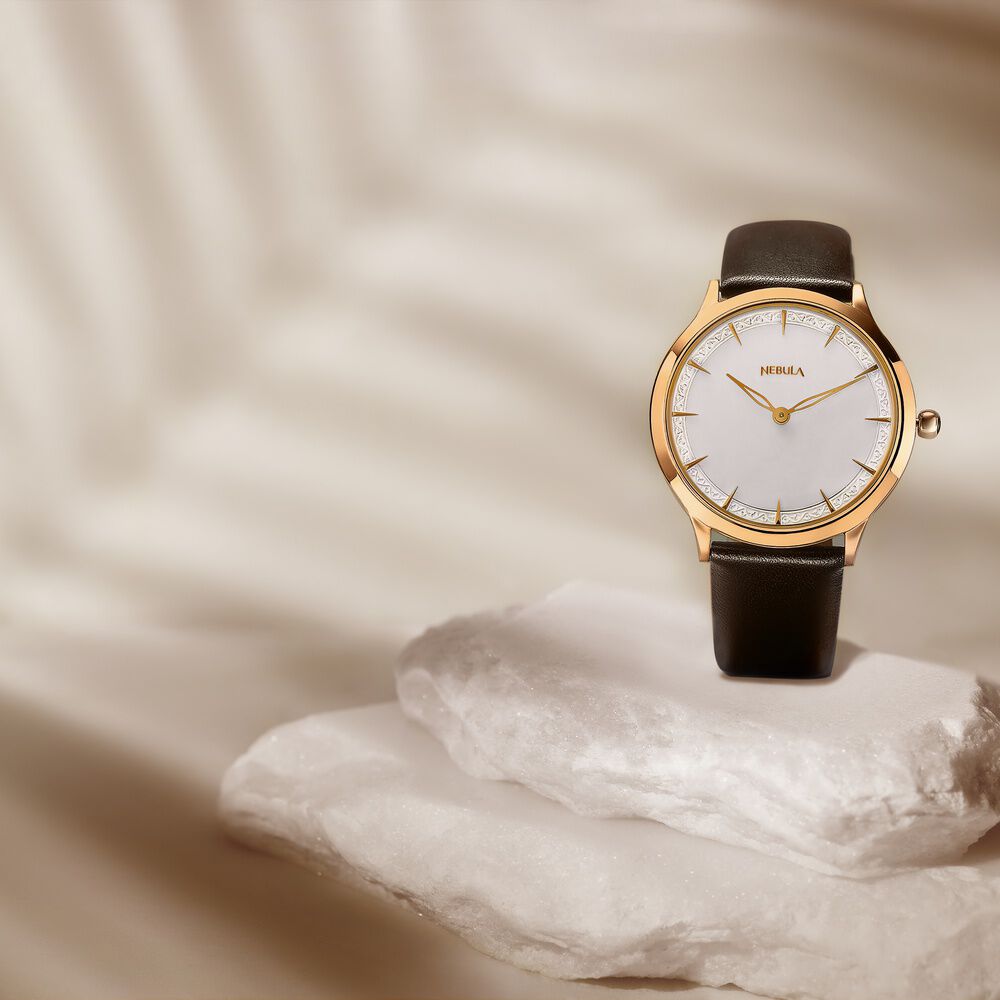 Titan 18 best sale carat gold watch
