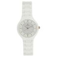 Titan Quartz Analog Black Dial Ceramic Strap Watch for Women