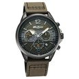 Titan Octane Cred Analog with Green Dial Grey Leather Strap Watch for Men - image number 1