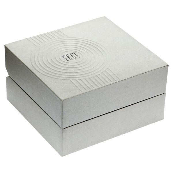 Titan Edge Squircle Quartz in Arctic White with Glossy Ceramic Unisex Watch - image number 6