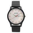Sonata Nxt Quartz Analog Black Dial Leather Strap Watch for Men
