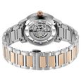 Titan See-Through Skeletal Automatic Analog with White Dial Bimetal Rose Gold & Steel Strap Watch for Men - image number 3