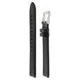 20 mm Black Genuine Leather Strap for Men - image number 2