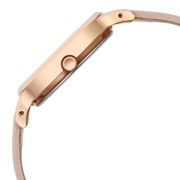 Titan Raga Viva Rose Gold Dial Analog with Date Leather Strap watch for Women