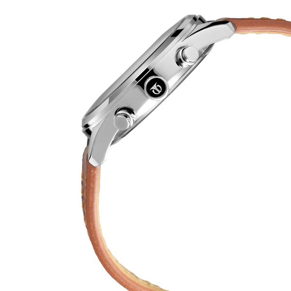 Titan Men's Metropolitan Charm: Men's Multifunctional White Watch with Leather Strap - image number 2