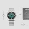 Vyb Drift By Fastrack Quartz Analog Blue Dial Silver Stainless Steel Strap Watch For Guys - image number 3