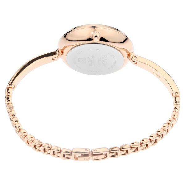 Titan Raga RongaliRose Gold Dial Analog Metal Strap Watch for Women - image number 4
