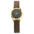 Titan Quartz Analog Black Dial Leather Strap Watch for Women - image number 0